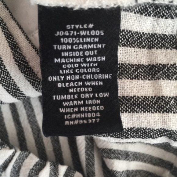 NWT Sanctuary Nova Hooded Linen Jacket Tiki Stripe - Picture 6 of 8